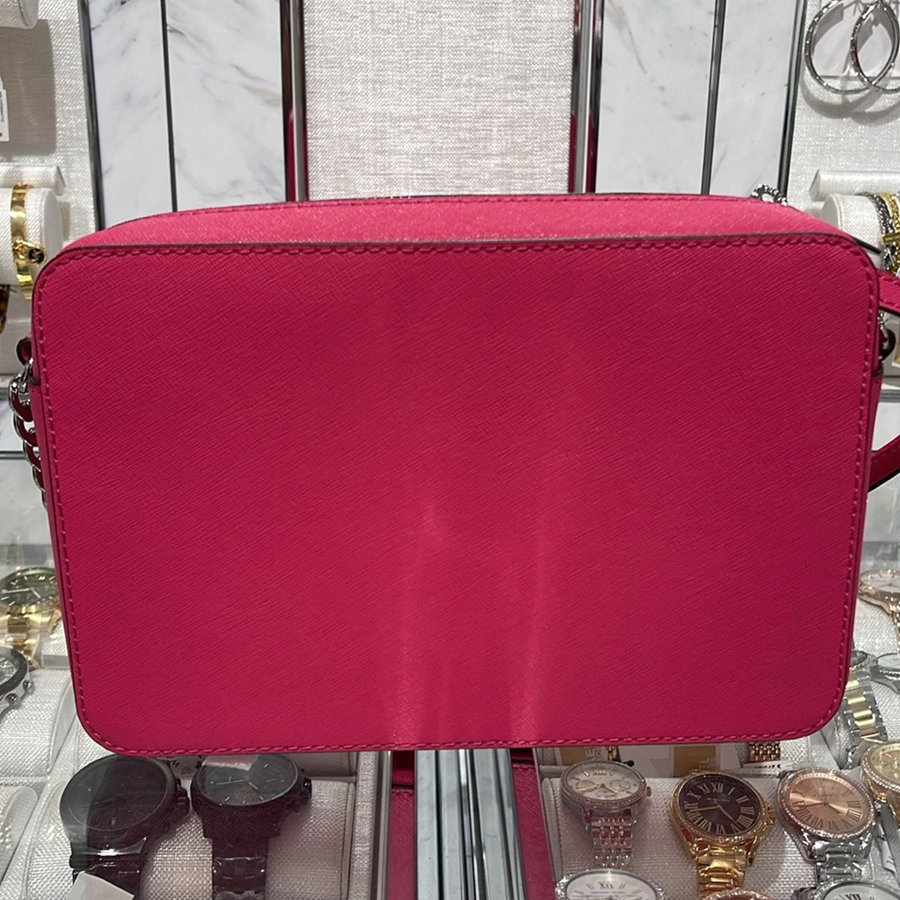 Michael Kors Jet Set Large Saffiano Leather EW Crossbody Bag 
Dragonfrui NWT - Picture 15 of 16